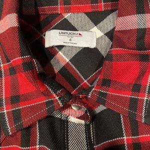 UntuckIt Women Snap Up Flannel NWOT